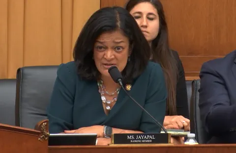 Jayapal speaking